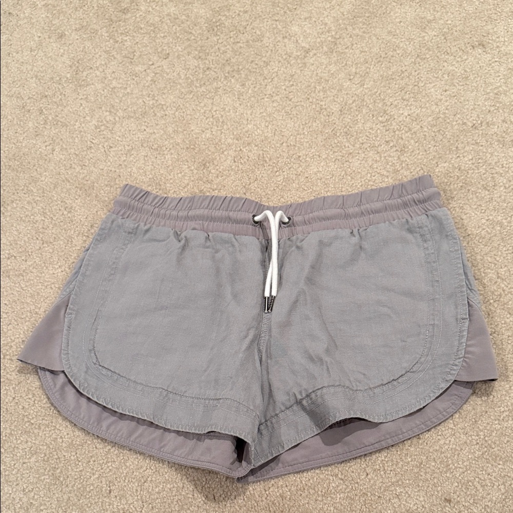 Athleta Light Gray Kai  Shorts